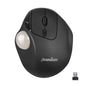 PERIMICE-717 Wireless Ergonomic Vertical Trackball Mouse with Pointing Feature - 5 Programmable Buttons