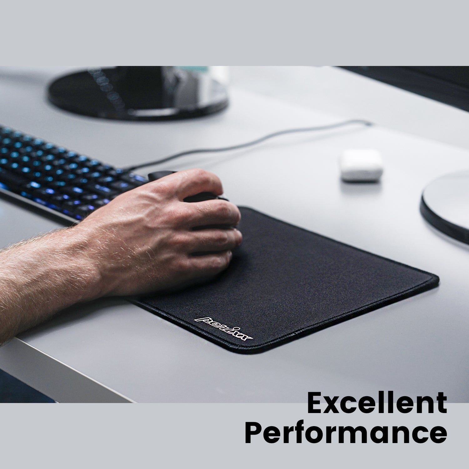 DX - 1000 - Mouse Pad Stitched Edges Waterproof - Perixx Europe