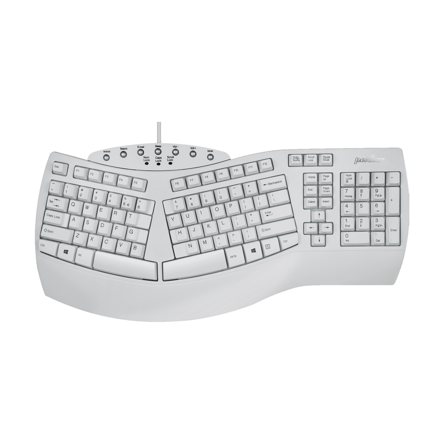 Ergonomic Full Size - PERIBOARD - 512 - Perixx Europe