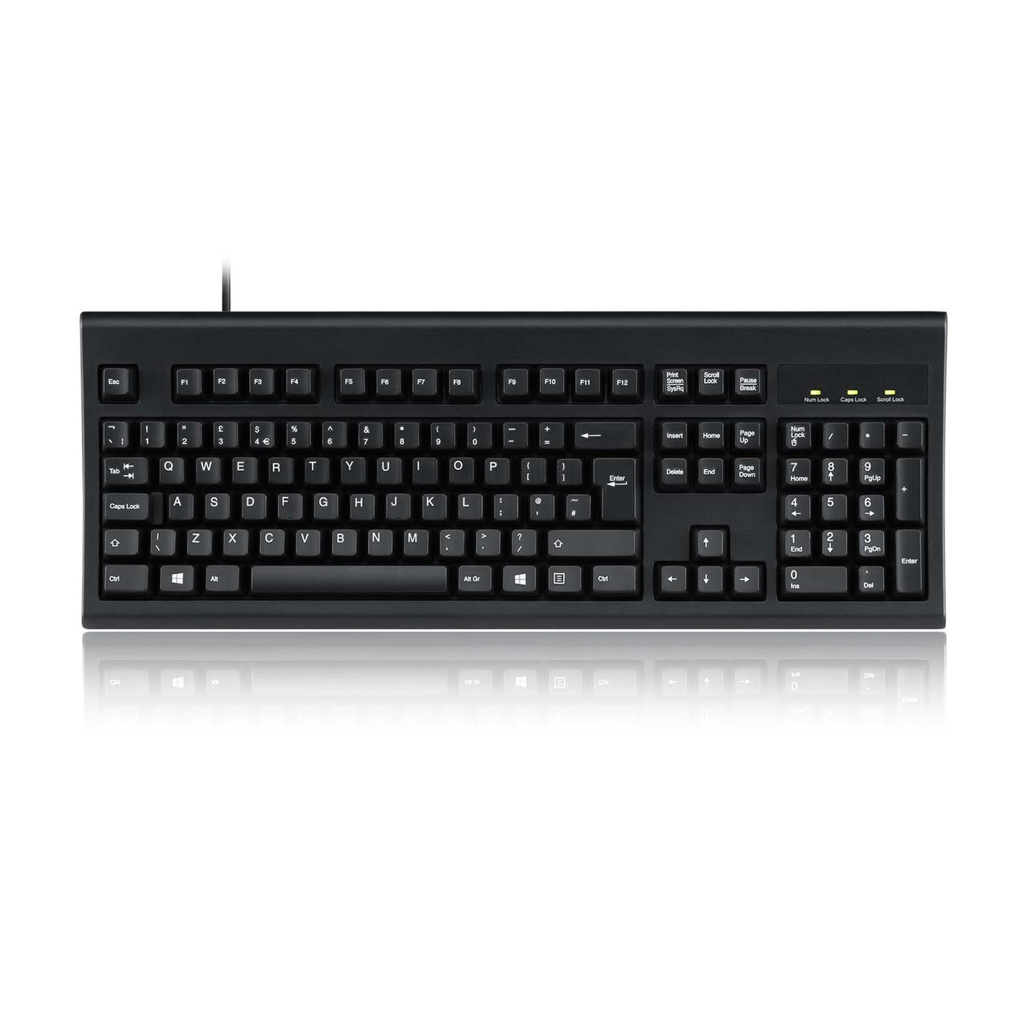 PERIBOARD-106 B - Wired Black Standard Keyboard - Perixx Europe