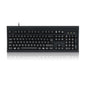 PERIBOARD-106 B - Wired Black Standard Keyboard - Perixx Europe