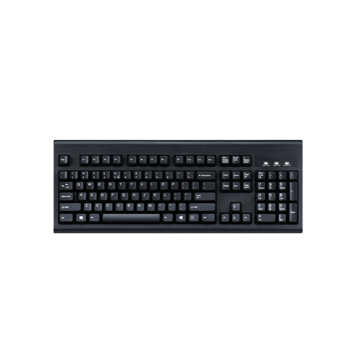 PERIBOARD-106 B - Wired Black Standard Keyboard - Perixx Europe