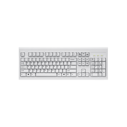 PERIBOARD-106 W - Wired White Standard Keyboard - Perixx Europe