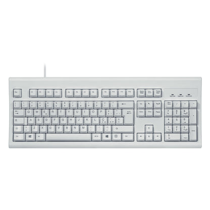 PERIBOARD-106 W - Wired White Standard Keyboard - Perixx Europe