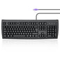 PERIBOARD-107 - PS/2 Black Standard Keyboard - Perixx Europe