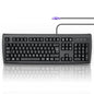 PERIBOARD-107 - PS/2 Black Standard Keyboard - Perixx Europe