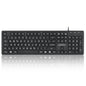 PERIBOARD-117 - Wired Standard Keyboard with Large Print Letters - Perixx Europe