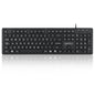 PERIBOARD-117 - Wired Standard Keyboard with Large Print Letters - Perixx Europe