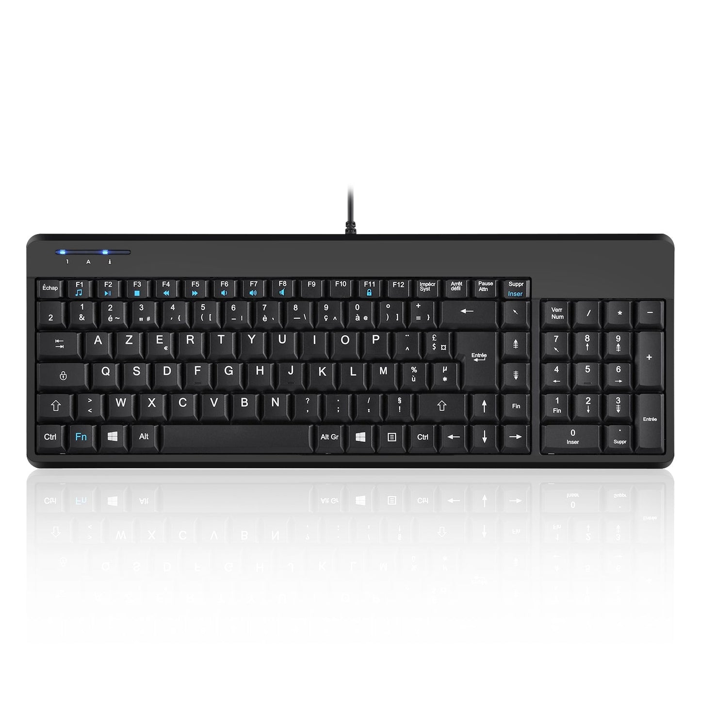 PERIBOARD-220 H - Wired Compact 75% Keyboard plus Numpad Extra USB Ports - Perixx Europe