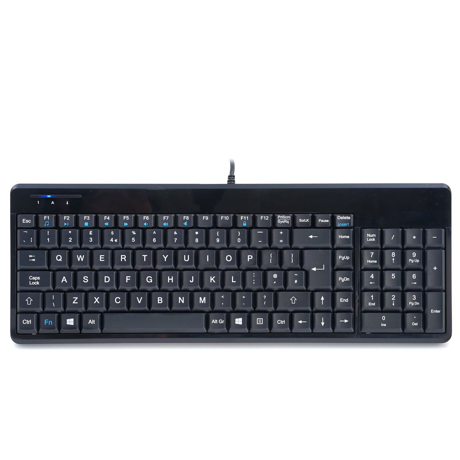 PERIBOARD-220 H - Wired Compact 75% Keyboard plus Numpad Extra USB Ports - Perixx Europe