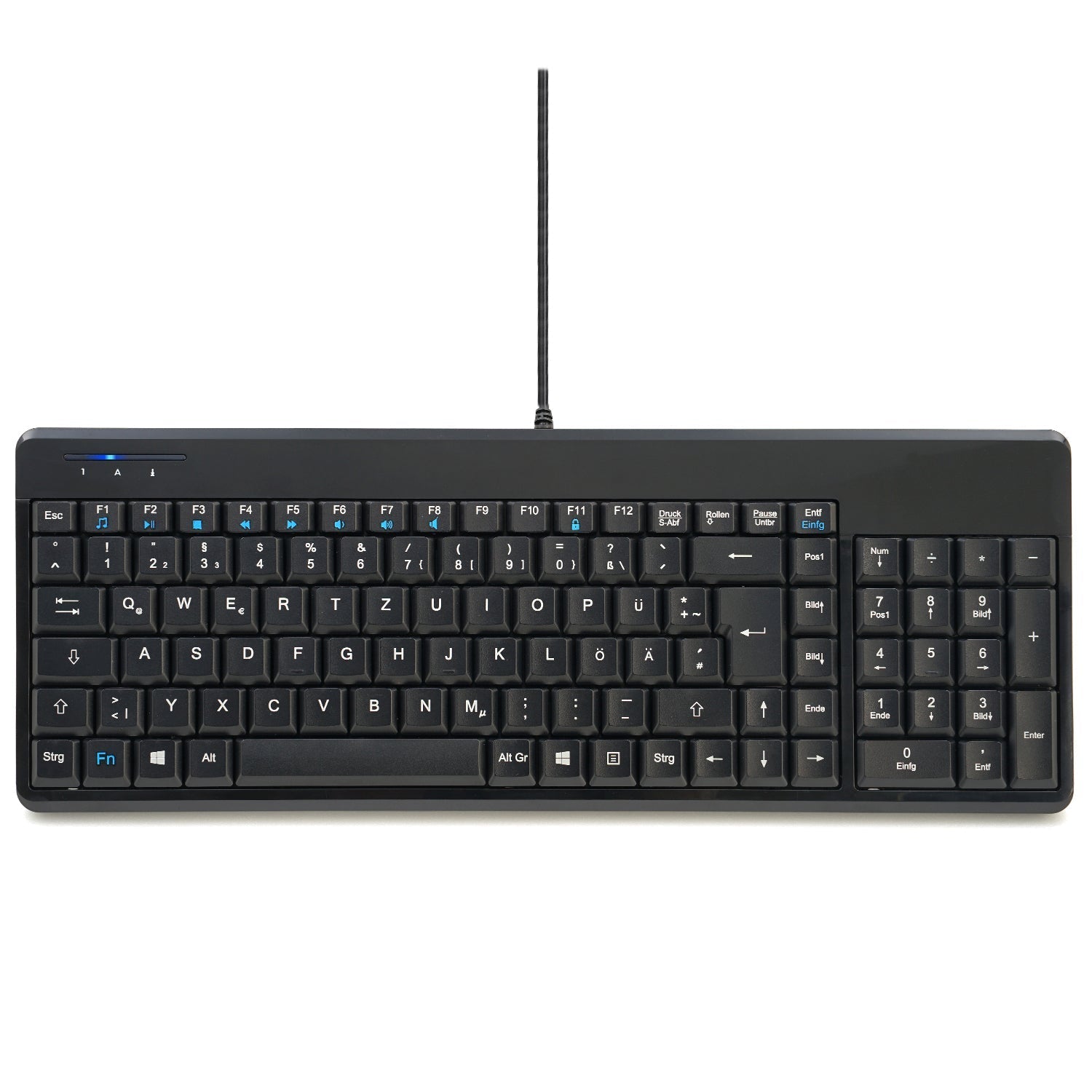 PERIBOARD-220 H - Wired Compact 75% Keyboard plus Numpad Extra USB Ports - Perixx Europe