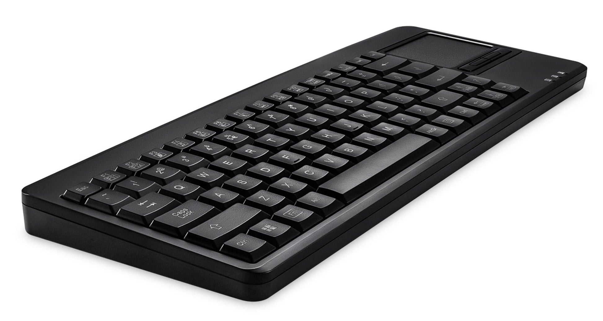 PERIBOARD-315 - Wired Backlit Touchpad Compact Keyboard 75% Extra USB Ports - Perixx Europe