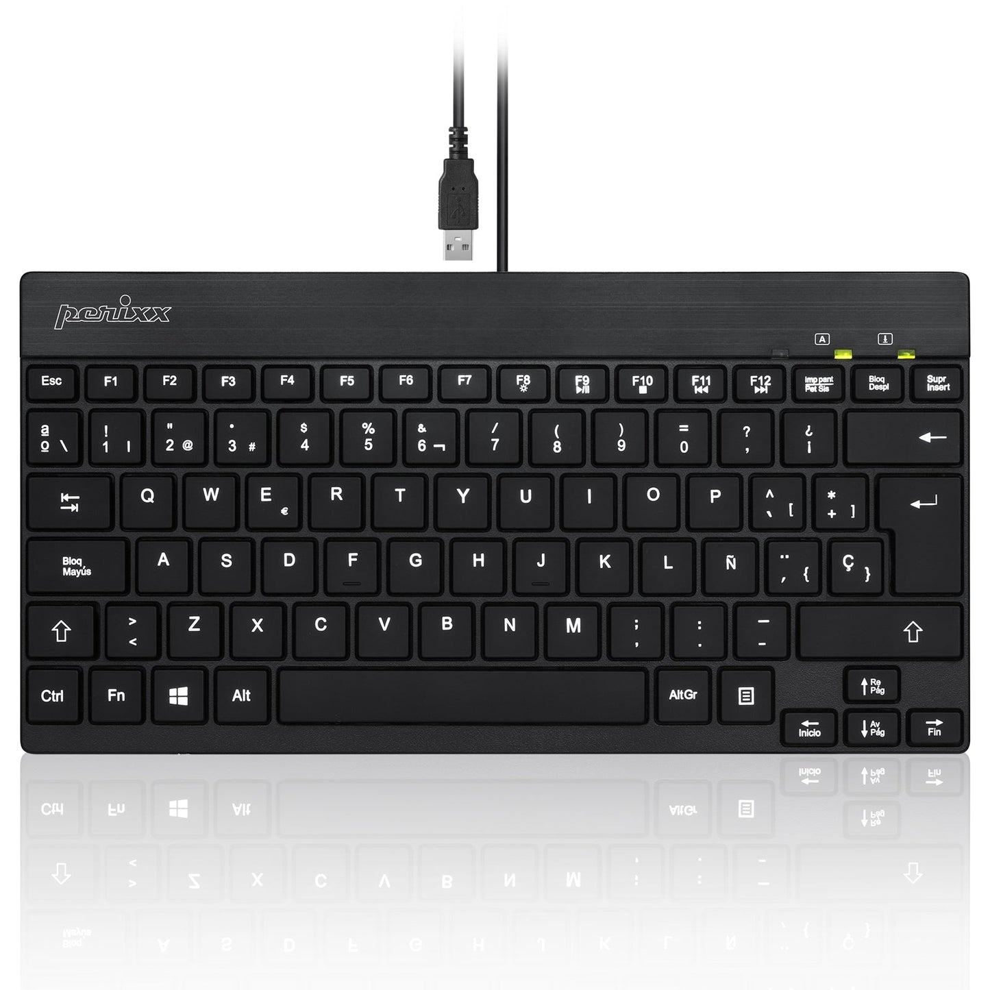 PERIBOARD-326 - Wired Mini Backlit Keyboard 70% - Perixx Europe