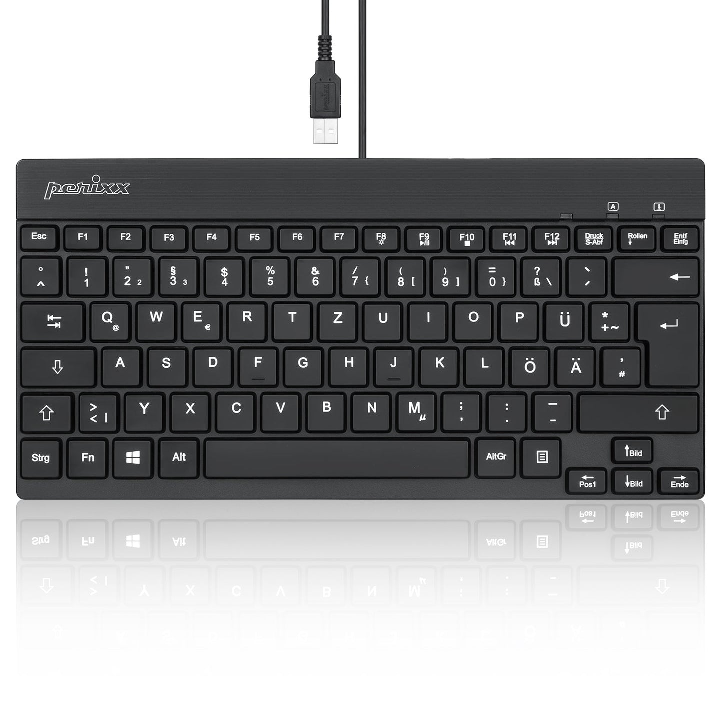 PERIBOARD-326 - Wired Mini Backlit Keyboard 70% - Perixx Europe