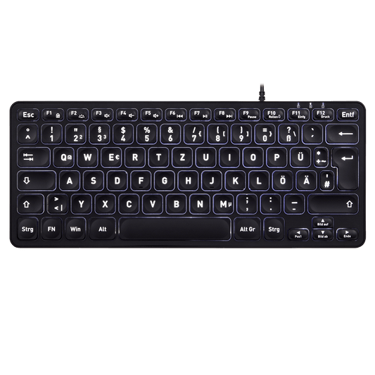 PERIBOARD-332 - Wired Mini Backlit Scissor Keyboard 70% - Perixx Europe