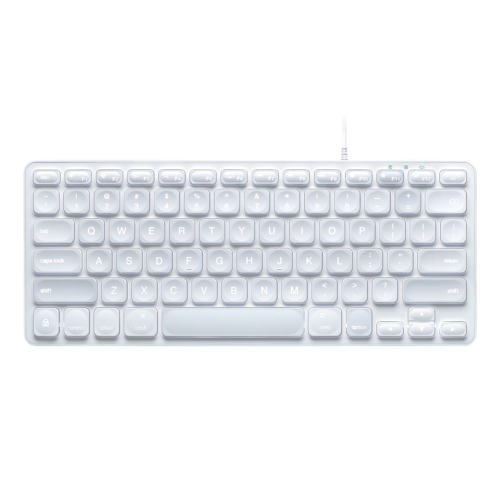 PERIBOARD-332M - Wired Mini Backlit Scissor Keyboard 70% for Mac - Perixx Europe