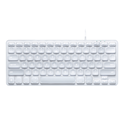 PERIBOARD-332M - Wired Mini Backlit Scissor Keyboard 70% for Mac - Perixx Europe