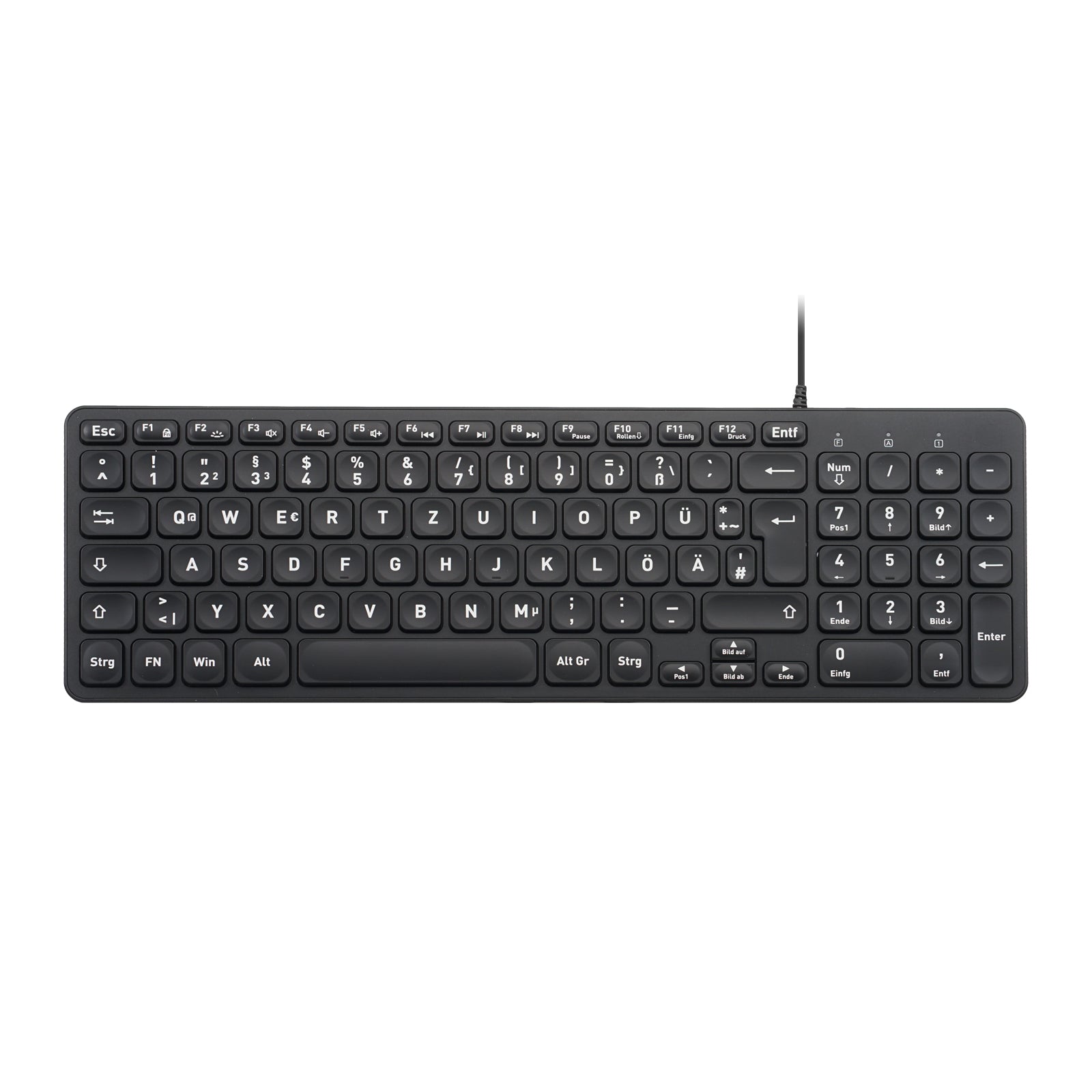 PERIBOARD-333 - Wired Compact Backlit Scissor Keyboard - Perixx Europe