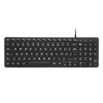 PERIBOARD-333 - Wired Compact Backlit Scissor Keyboard - Perixx Europe