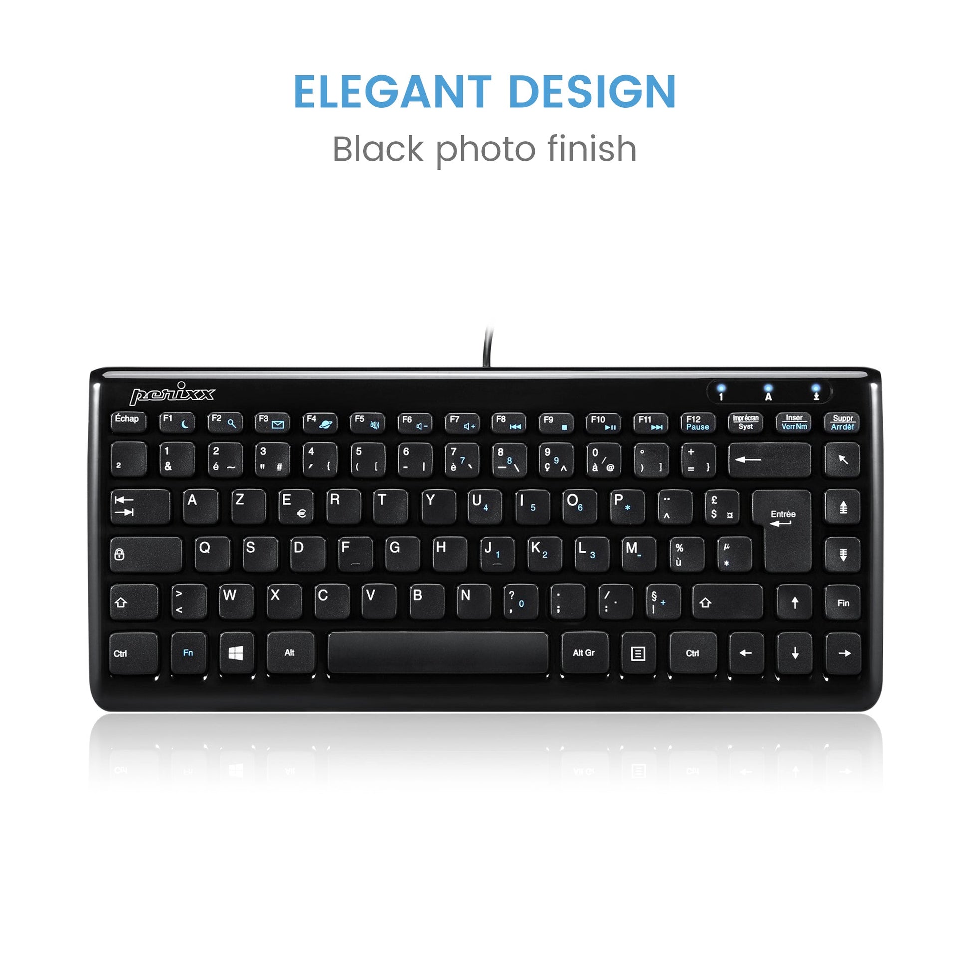 PERIBOARD-407 B - Wired Mini Keyboard - Perixx Europe