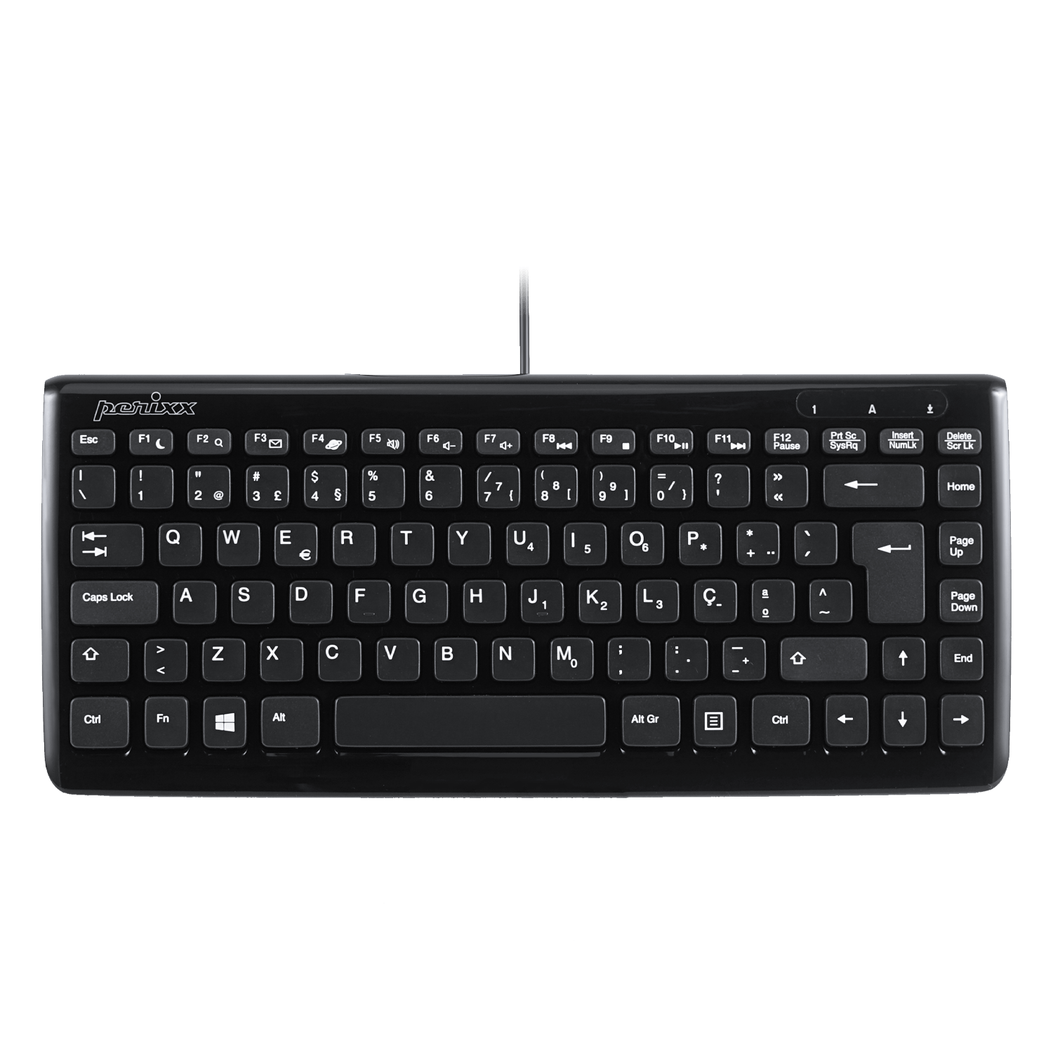 PERIBOARD-407 B - Wired Mini Keyboard - Perixx Europe