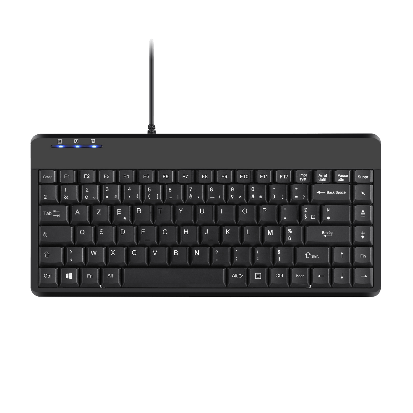 PERIBOARD-409 H - Wired Mini 75% Keyboard Extra USB Ports - Perixx Europe