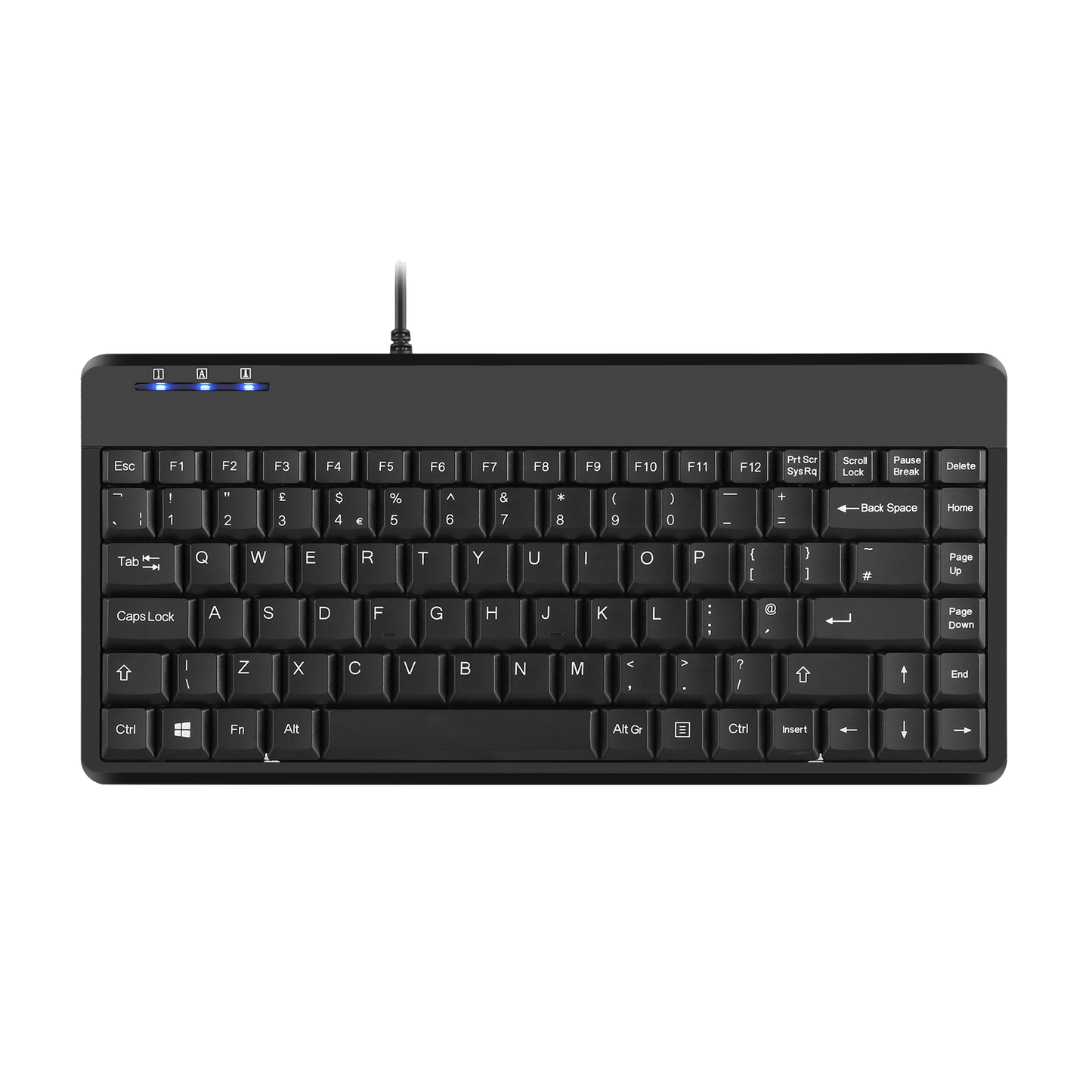 PERIBOARD-409 H - Wired Mini 75% Keyboard Extra USB Ports - Perixx Europe