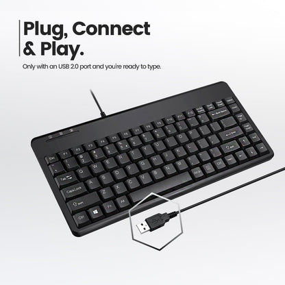 PERIBOARD-409 U - Wired Mini Keyboard 75% - Perixx Europe