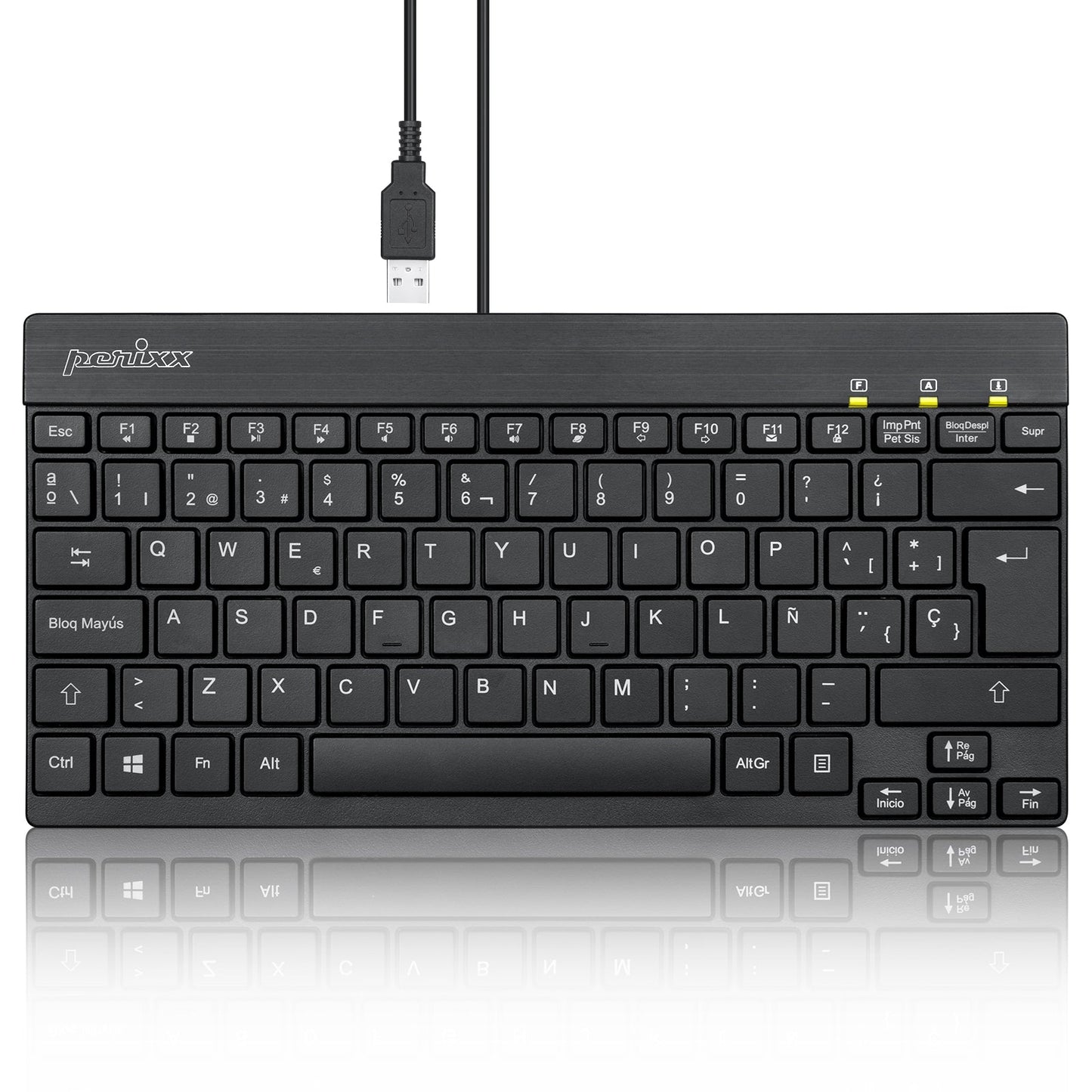 PERIBOARD-426 - Wired Mini Keyboard 70% Quiet Keys - Perixx Europe