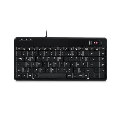 PERIBOARD-505 H PLUS - Wired Mini Trackball Keyboard 75% - Perixx Europe