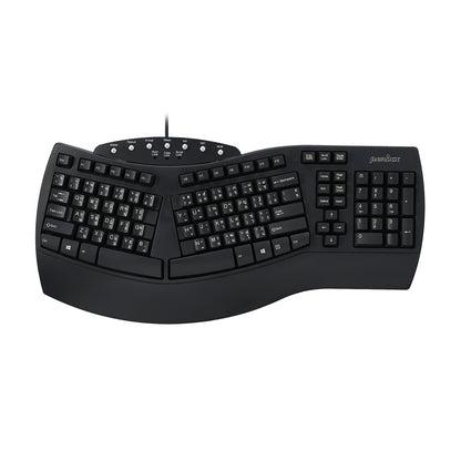 PERIBOARD-512 B - Wired Ergonomic Keyboard 100% - Perixx Europe