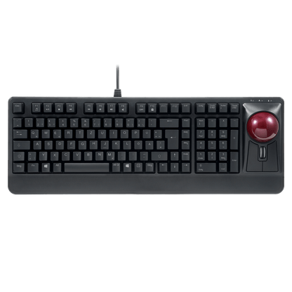 PERIBOARD-522 - Wired Mechanical Trackball Keyboard (75% Plus Numpad) - Perixx Europe