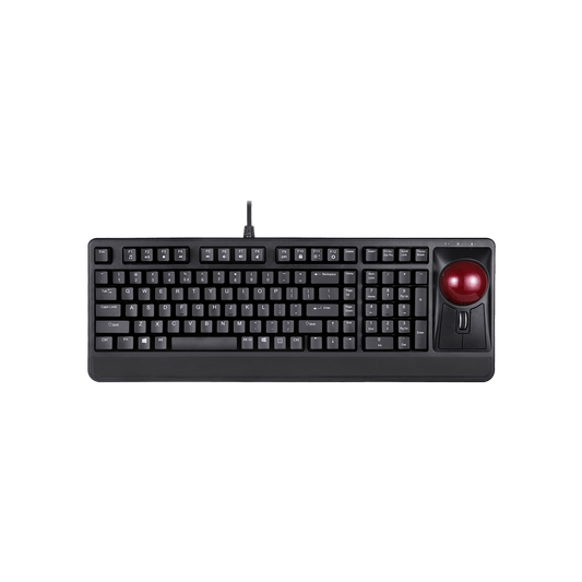 PERIBOARD-522 - Wired Mechanical Trackball Keyboard (75% Plus Numpad) - Perixx Europe