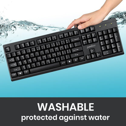 PERIBOARD-523 – Wired Waterproof and Dustproof Keyboard with TÜV certification - Perixx Europe