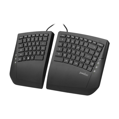 PERIBOARD-524 B - Wired Ergonomic Split Keyboard - Adjustable Tilt Angle - Perixx Europe