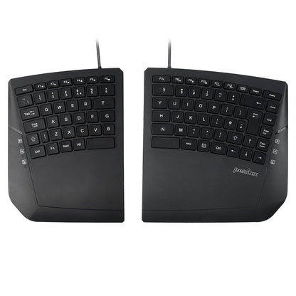 PERIBOARD-524 B - Wired Ergonomic Split Keyboard - Adjustable Tilt Angle - Perixx Europe