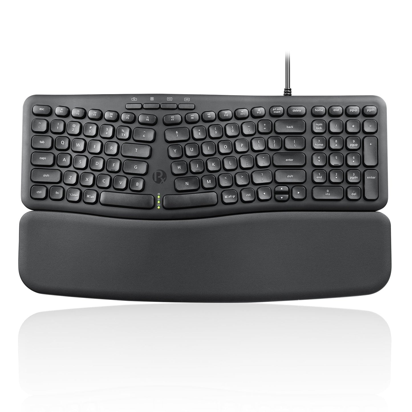 PERIBOARD - 536 Wired Ergonomic Compact USB Keyboard - Perixx Europe