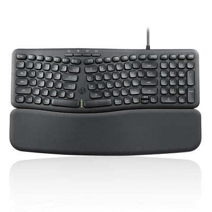 PERIBOARD - 536 Wired Ergonomic Compact USB Keyboard - Perixx Europe