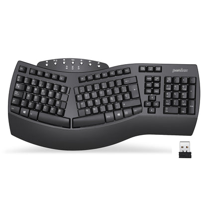 PERIBOARD-612 B - Wireless Ergonomic Keyboard plus Bluetooth Connection - Perixx Europe