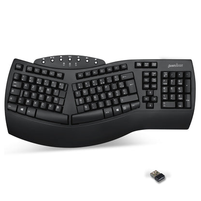 PERIBOARD-612 B - Wireless Ergonomic Keyboard plus Bluetooth Connection - Perixx Europe