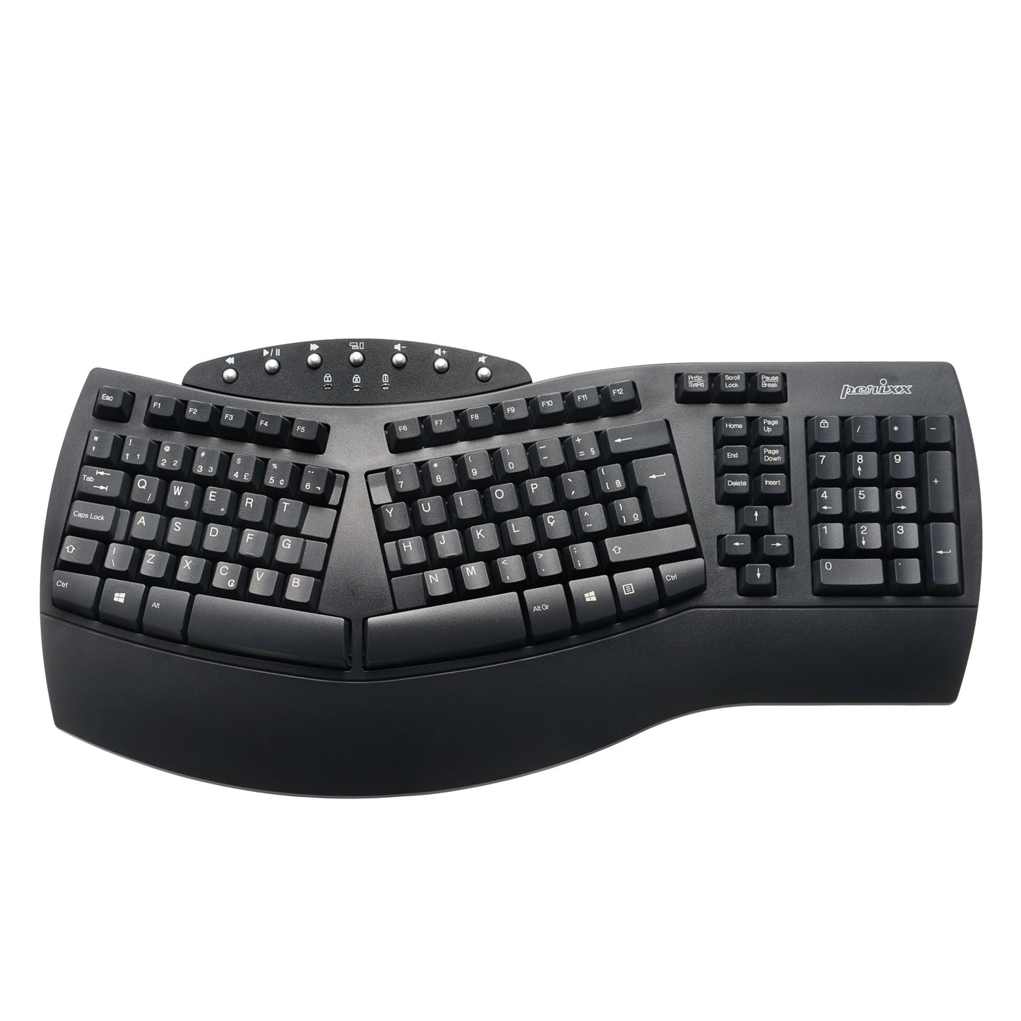 PERIBOARD-612 B - Wireless Ergonomic Keyboard plus Bluetooth Connection - Perixx Europe