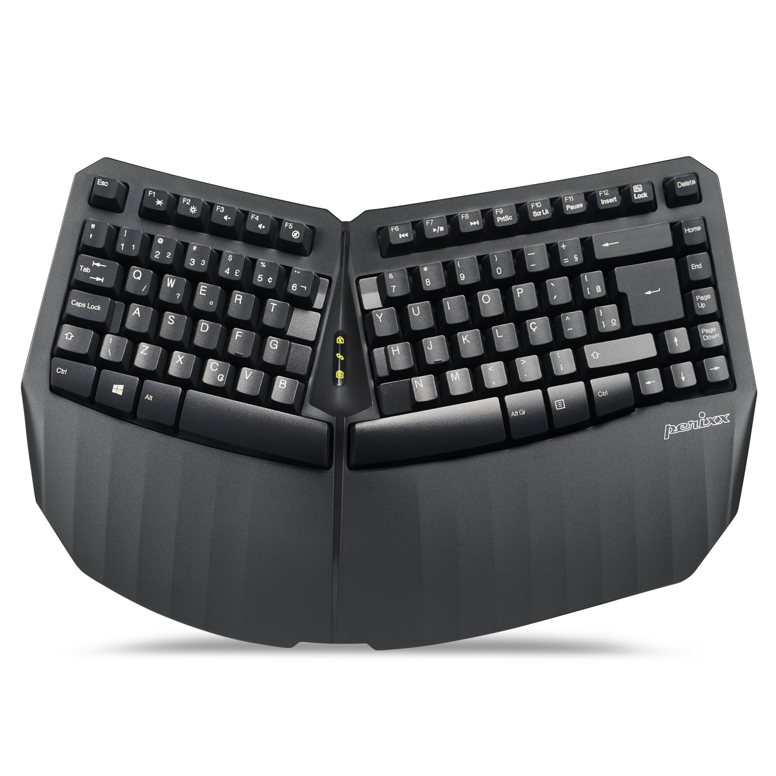 PERIBOARD-613 B - Wireless Ergonomic Keyboard 75% plus Bluetooth Connection - Perixx Europe