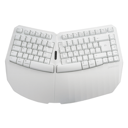 PERIBOARD-613 W - Wireless White Ergonomic Keyboard 75% plus Bluetooth Connection - Perixx Europe