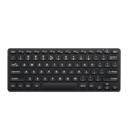 PERIBOARD-732 Wireless Mini Backlit Rechargeable Scissor Keyboard 70% with Large Print Letters - Perixx Europe