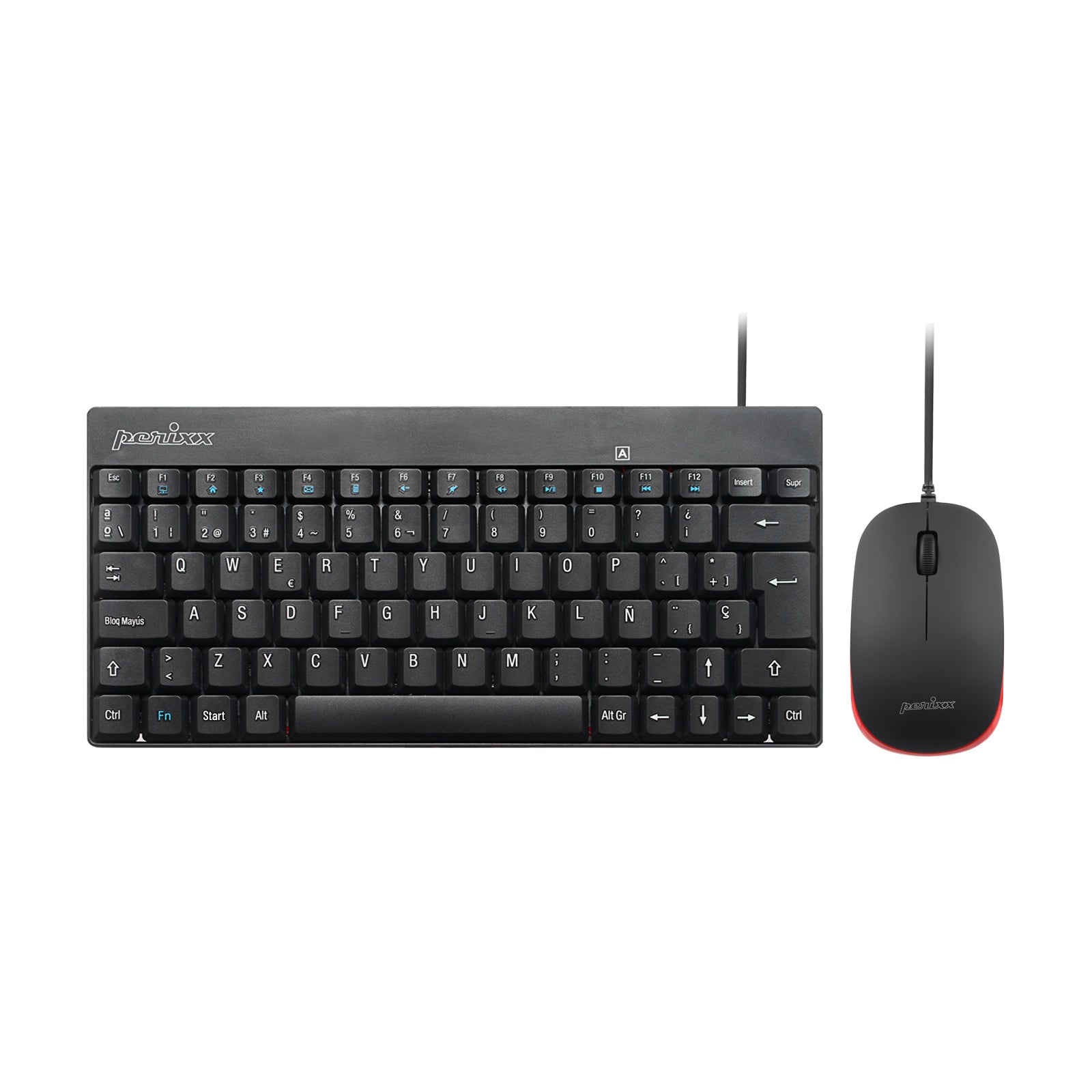 PERIDUO - 212 Wired Mini Keyboard and Mouse Combo - Perixx Europe