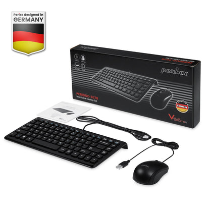 PERIDUO - 307 Wired Mini Keyboard and Mouse Set - Perixx Europe