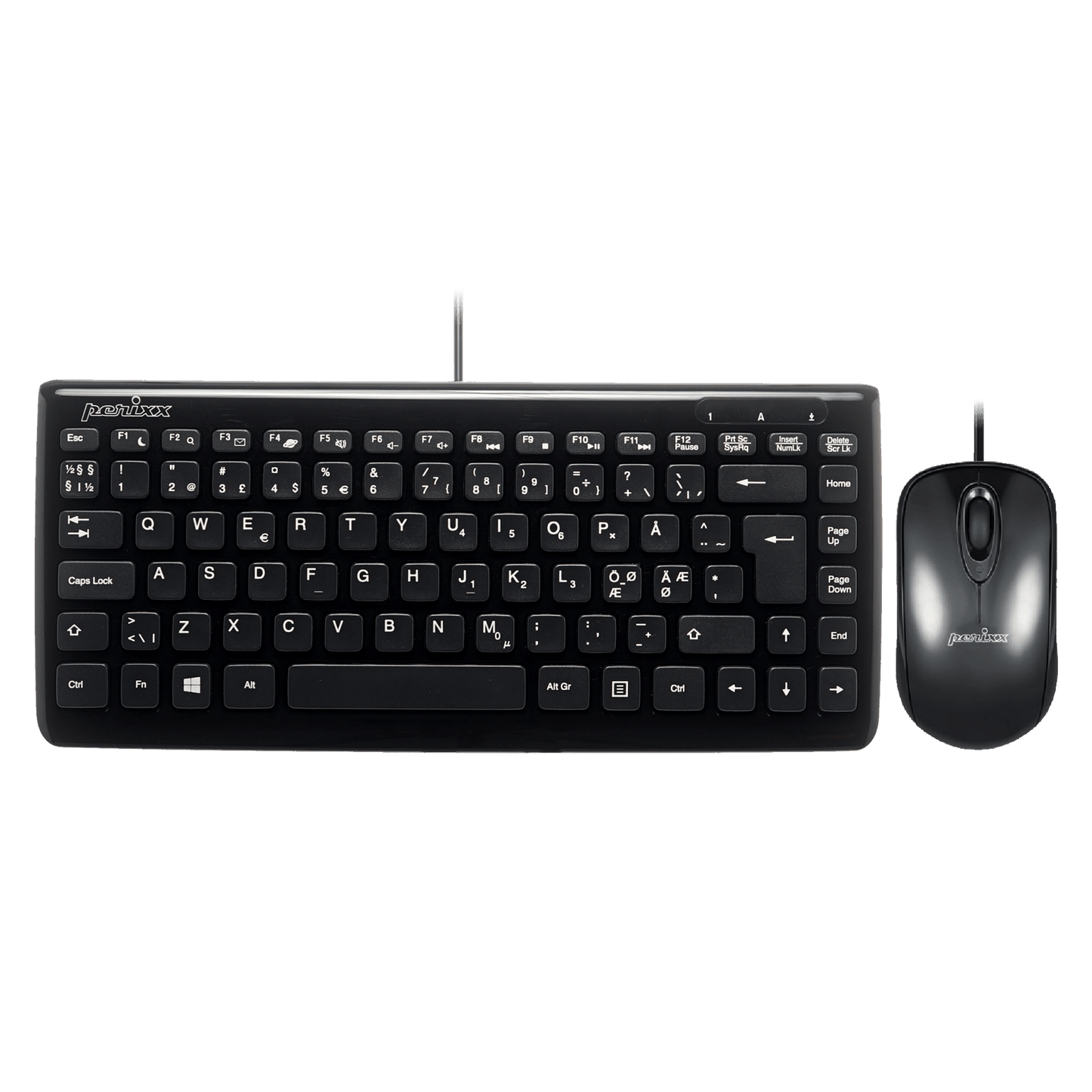 PERIDUO - 307 Wired Mini Keyboard and Mouse Set - Perixx Europe