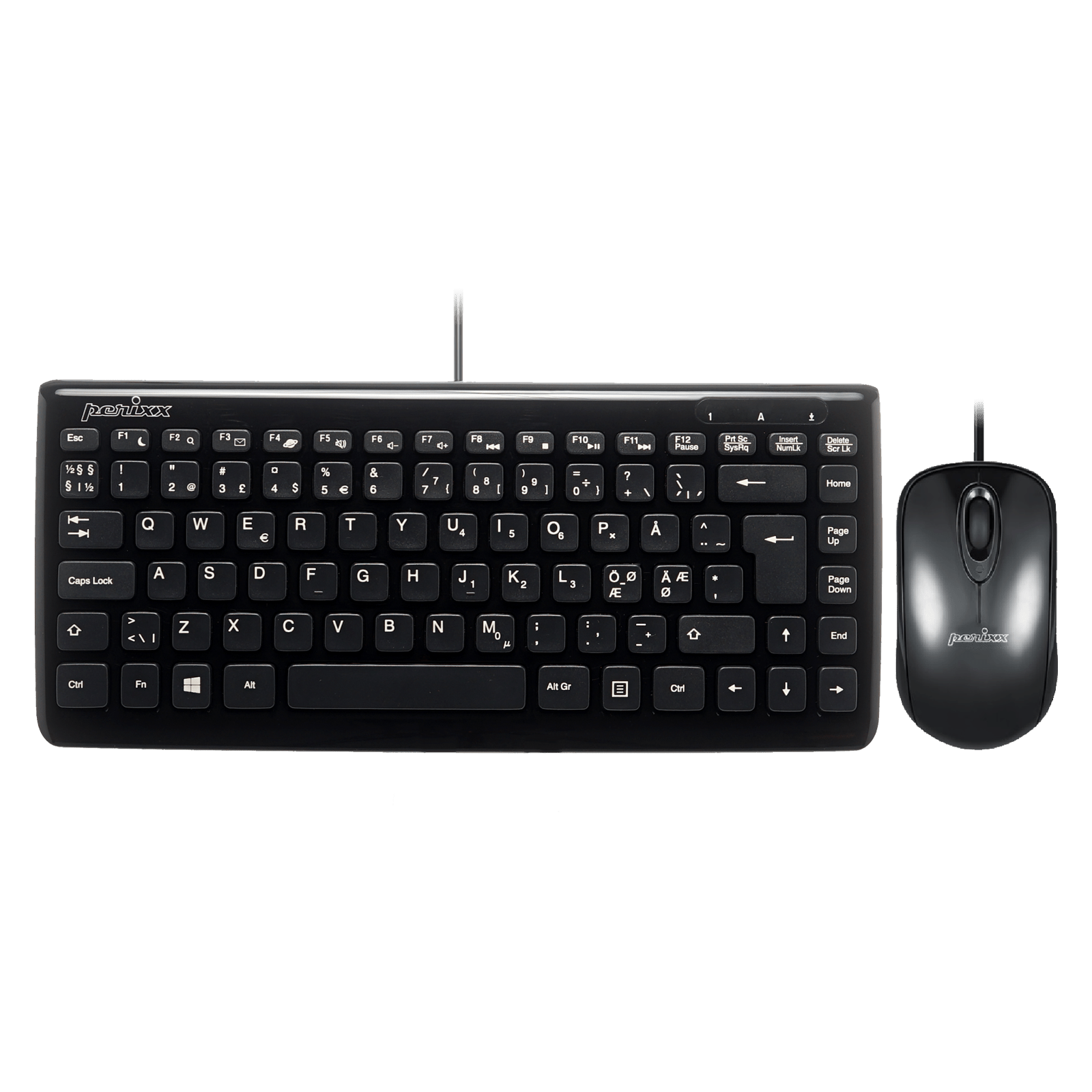 PERIDUO - 307 Wired Mini Keyboard and Mouse Set - Perixx Europe