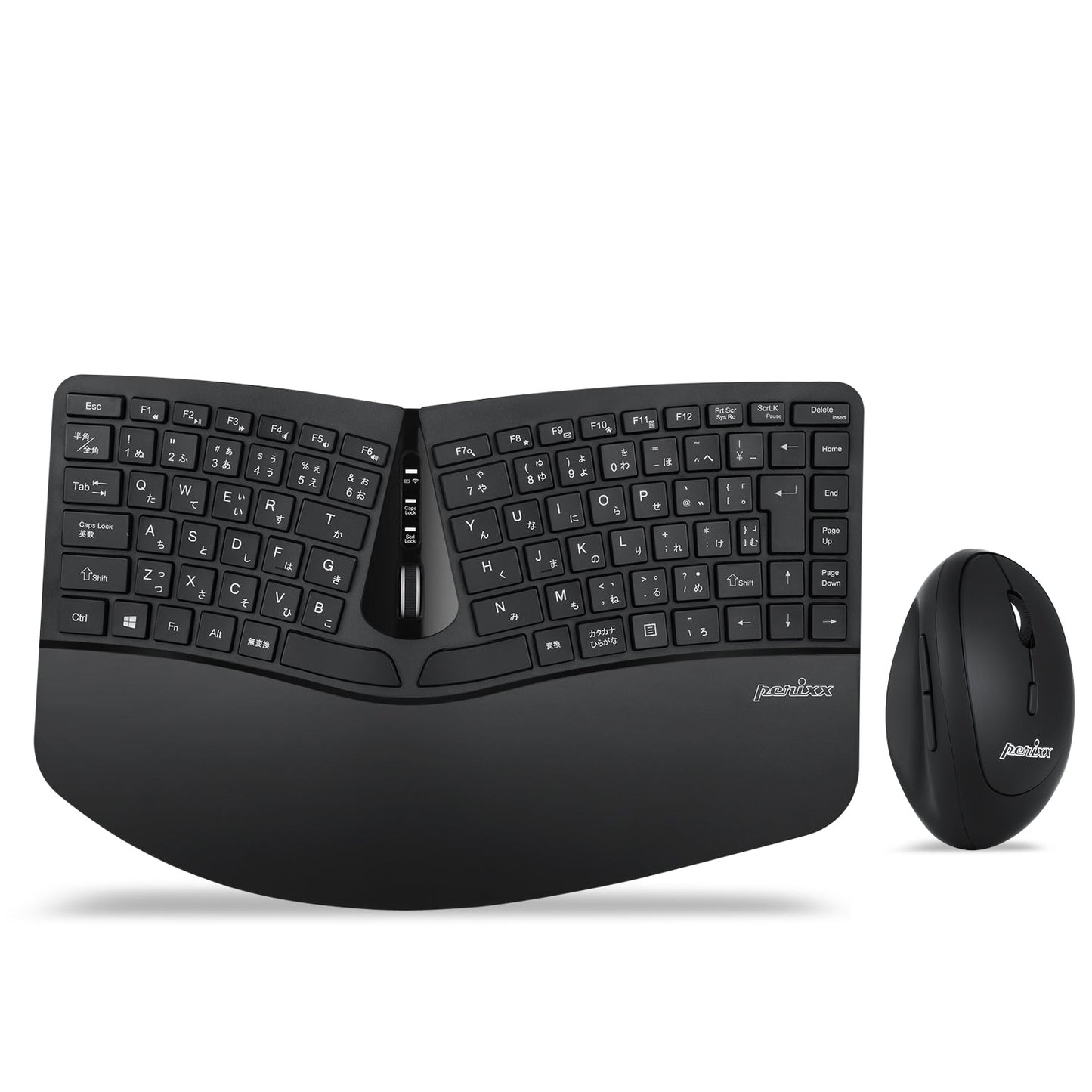 PERIDUO-606 - Wireless Ergonomic Combo (75% Keyboard and Vertical Mouse) - Perixx Europe