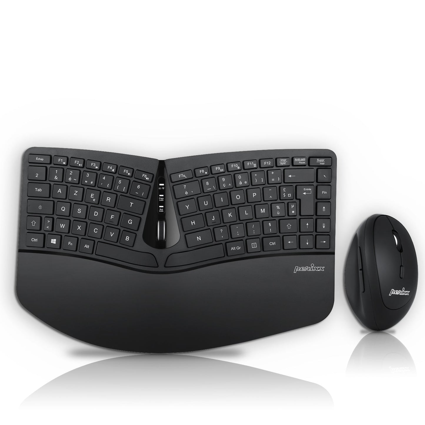 PERIDUO-606 - Wireless Ergonomic Combo (75% Keyboard and Vertical Mouse) - Perixx Europe